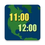 Logo of digital_world_clock_widget android Application 