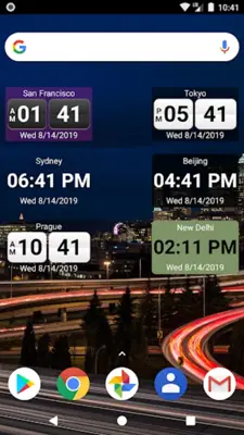 digital_world_clock_widget android App screenshot 4