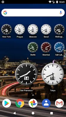 digital_world_clock_widget android App screenshot 5